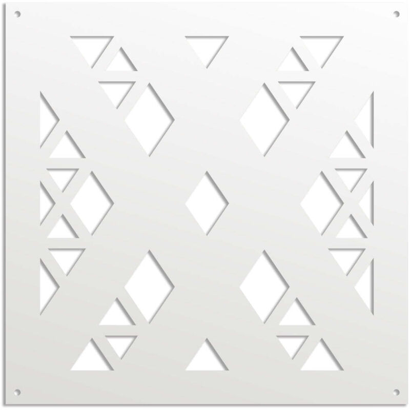 foto del prodotto signorbit xspider pannello in pvc traforato parasole colore bianco misura 48x48 cm