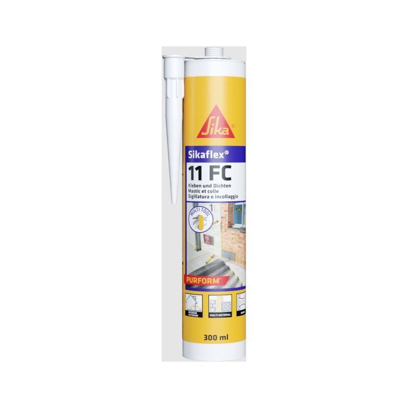 foto del prodotto sika adesivo sigillante flex 11fc purform colore bianco cartuccia 300 ml