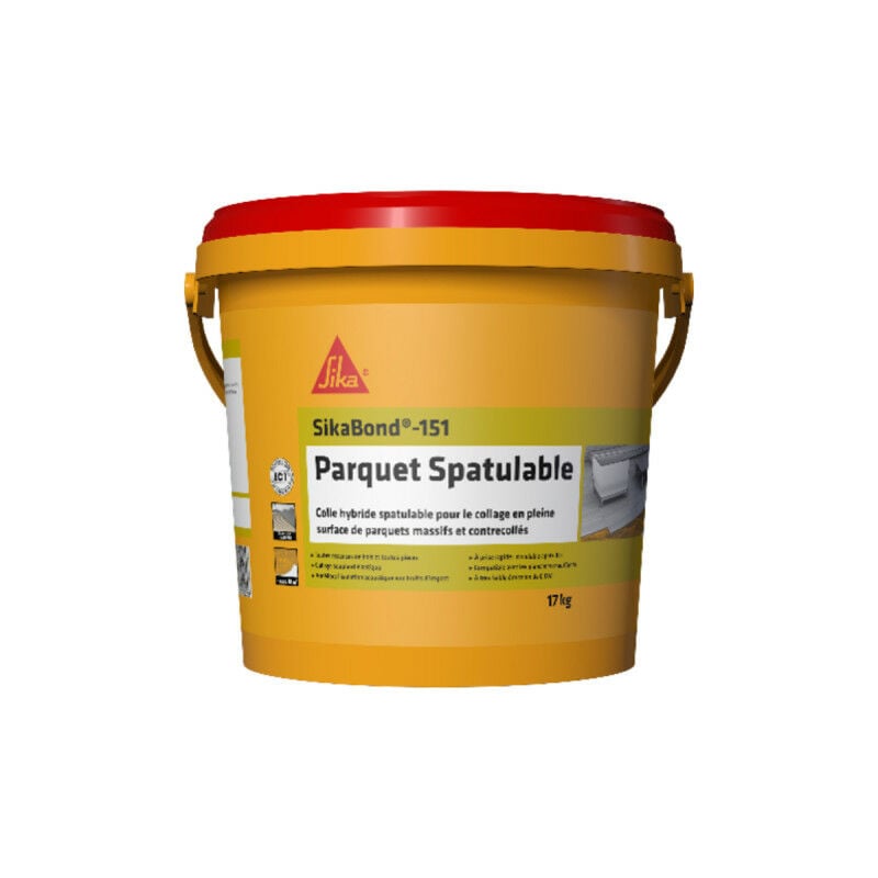 foto del prodotto sika bond 151 colla elastica spatolabile per parquet 17 kg