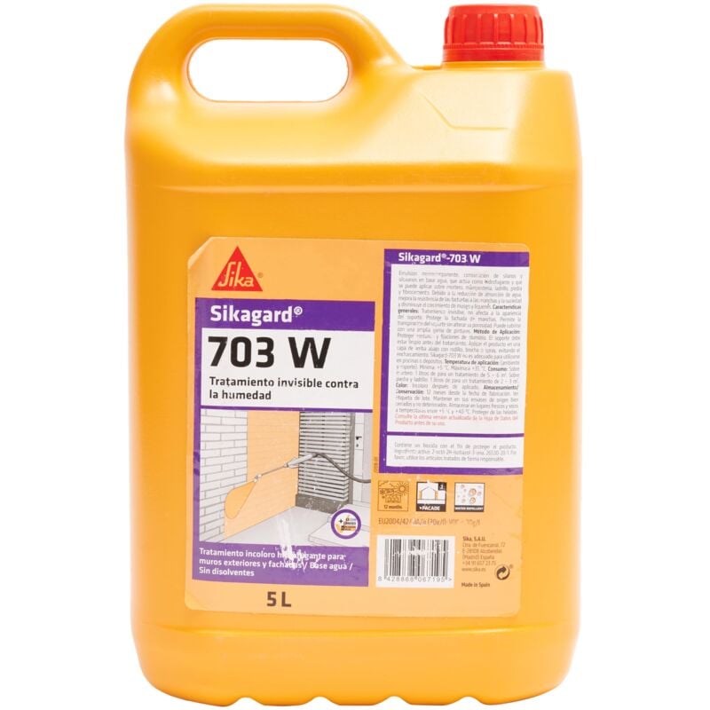 foto del prodotto sika guard 703 w impregnado hidrofugo ada, tanica 5l 