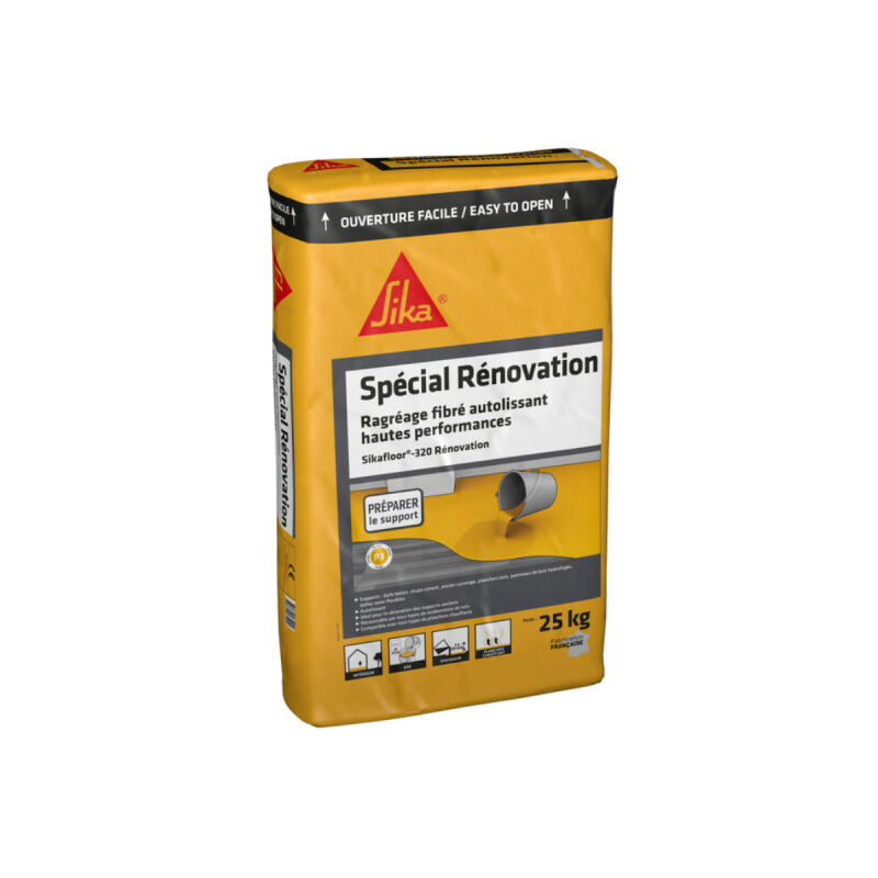 foto del prodotto sika livellamento autolivellante fibrorinforzato floor 320 renovation 25 kg