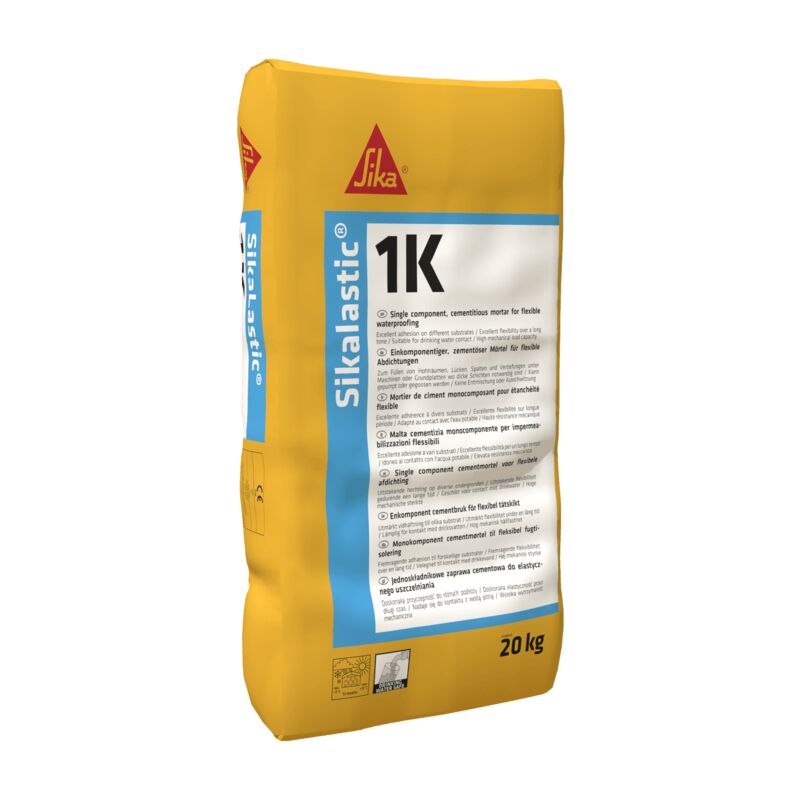 foto del prodotto sika malta cementizia elastica lastic 1k sacco 20 kg