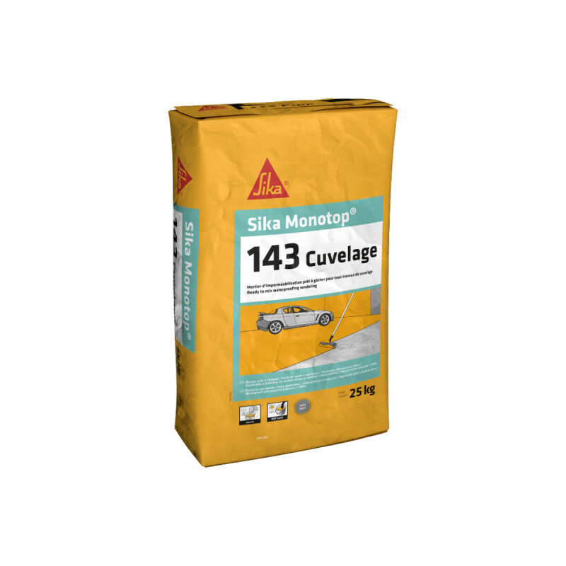 foto del prodotto sika - rivestimento impermeabile monotop-143 involucro - 25 kg - grigio cemento
