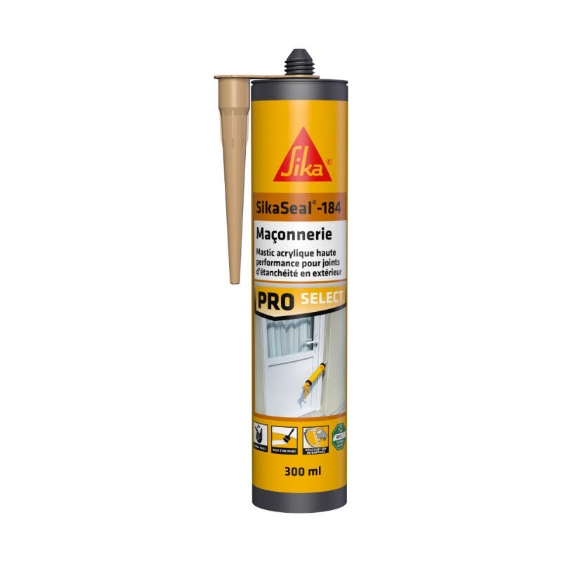 foto del prodotto sika seal 184 mastice acrilico per muratura tonalit pietra 300ml