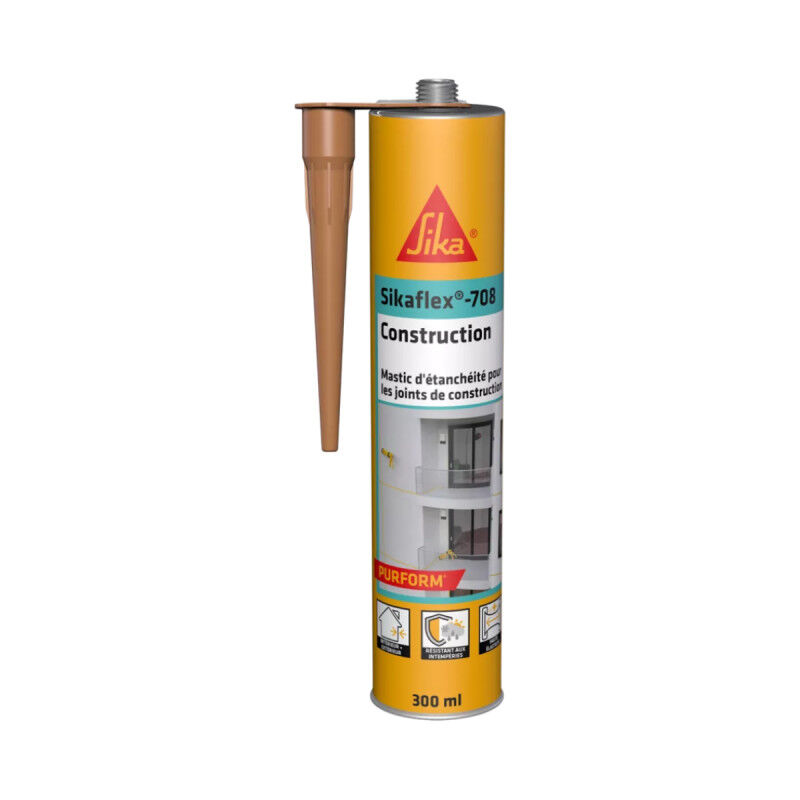 foto del prodotto sika sigillante per giunti da costruzione flex 708 construction beige 300ml