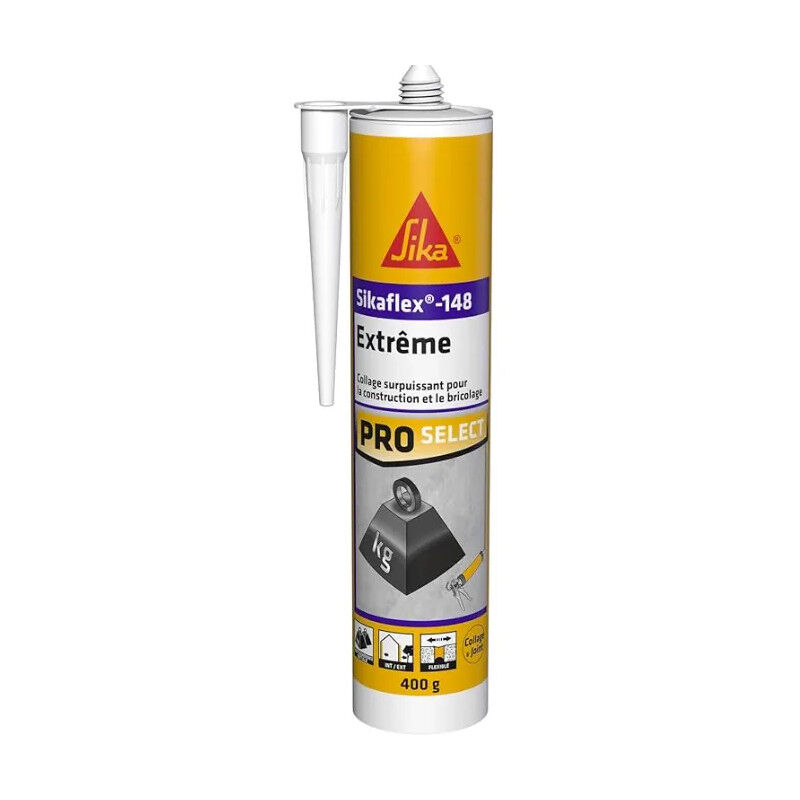 foto del prodotto sikaflex 141 pvc bianco, cartuccia da 380 g.