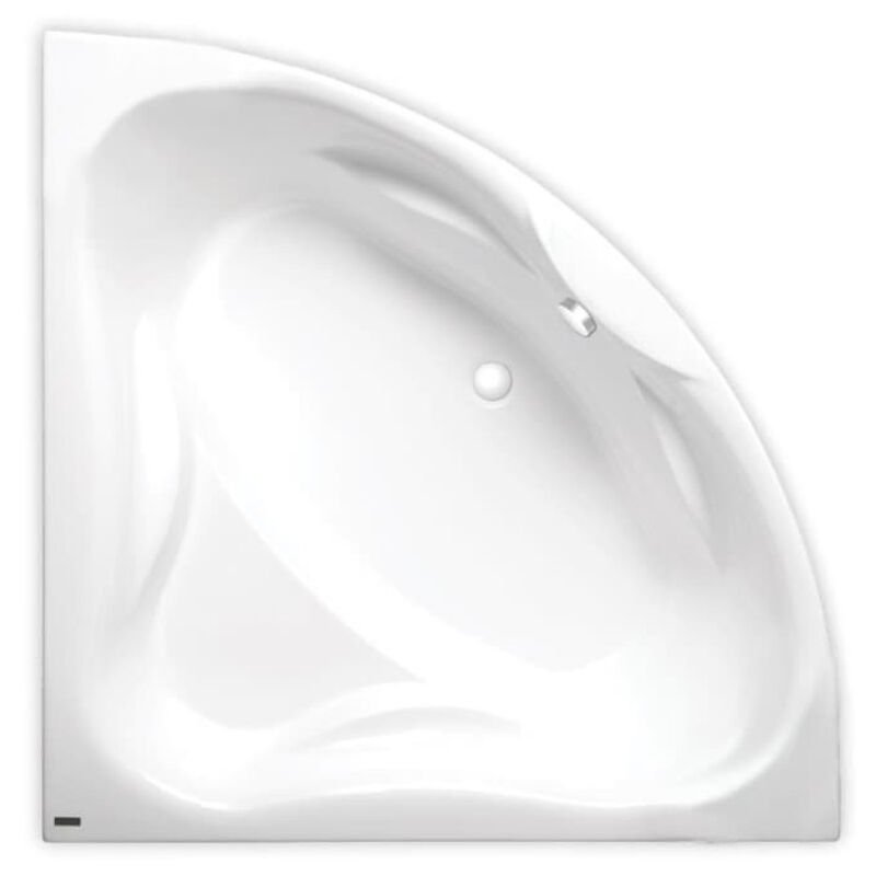 foto del prodotto siko laguna cornelia vasca da bagno ad angolo, 140x140 cm, acrilico, destra e sinistra, bianco co1400new 