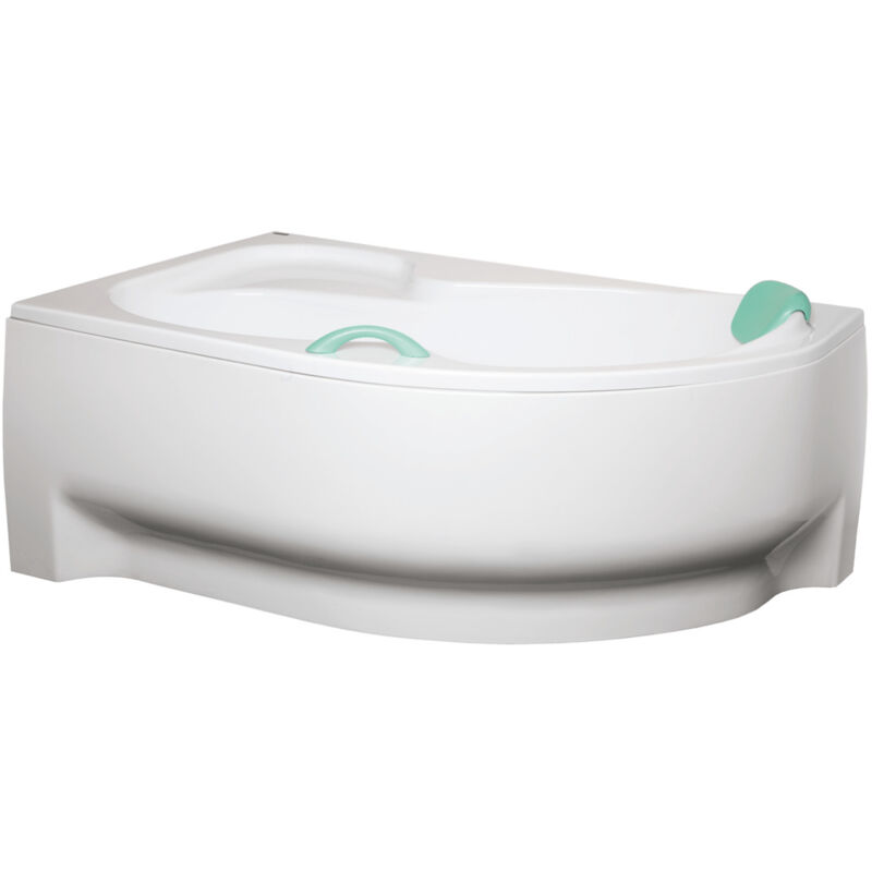 foto del prodotto siko laguna fortuna plus grembiule per vasca da bagno in acrilico 160 cm, bianco fop1600l 