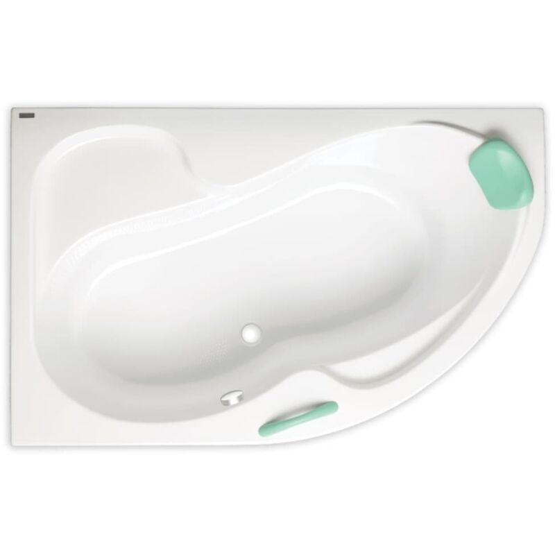 foto del prodotto siko laguna fortuna vasca da bagno angolare in acrilico, destra 160 x 100 cm, bianco fo1600pplus 