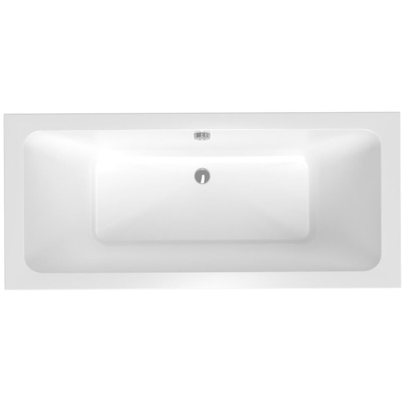 foto del prodotto siko laguna nora plus vasca da bagno rettangolare, 180x80 cm in acrilico, destra e sinistra, bianco no1800plus 