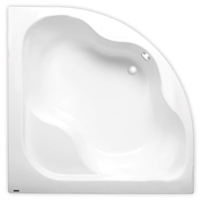 foto del prodotto siko laguna syntia plus vasca da bagno ad angolo, 150x150 cm, acrilico, destra e sinistra, bianco sy1500plus 