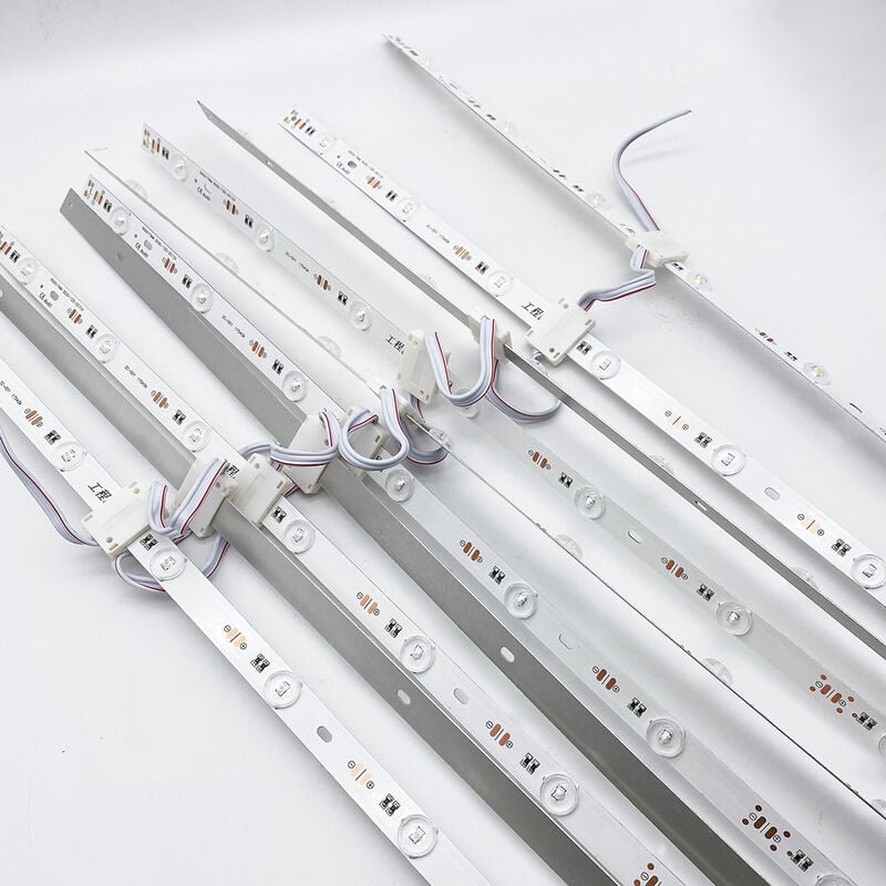 foto del prodotto silamp 10pz moduli led 12v per insegne luminose o cartelloni 150w barra led