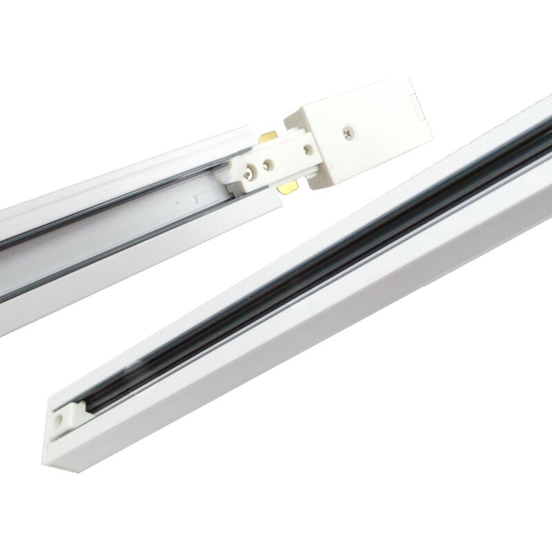 foto del prodotto silamp binario led monofase 2m bianco per faretto a binario 220v bin mono 2m wh
