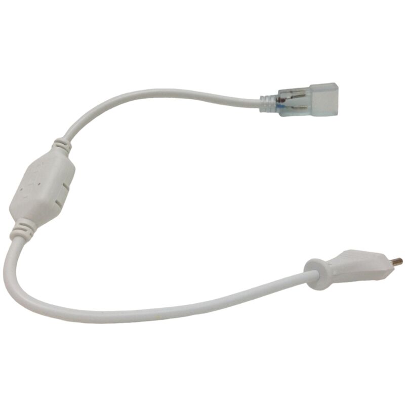 foto del prodotto silamp cavo con presa e connettore h per striscia led s8 2835 180 220v accessorio