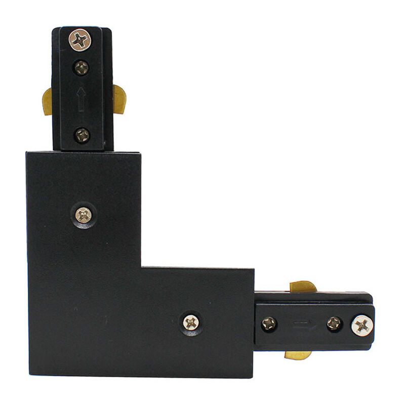 foto del prodotto silamp connettore angolare 90gradi angolare a l per binario monofase a3 mono nero l