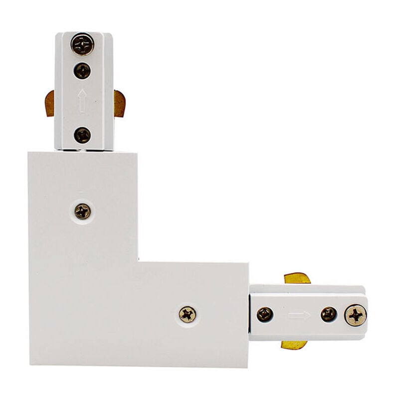 foto del prodotto silamp connettore angolare 90gradi angolare a l per binario monofase a5 mono wh l