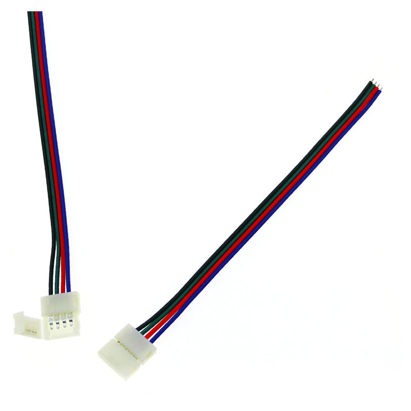 foto del prodotto silamp connettore spinotto 12v rgb per striscia led rgb