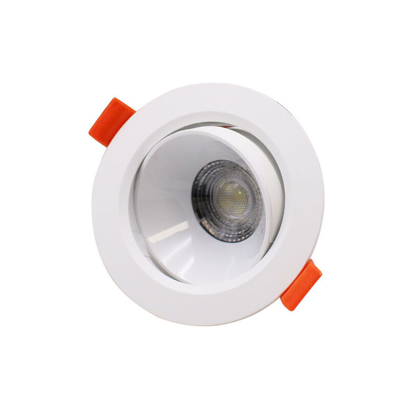 foto del prodotto silamp faretto incasso led 7w 220v diametro 88 mm orientabile f.i.75 80 mmluce fredda 6400k
