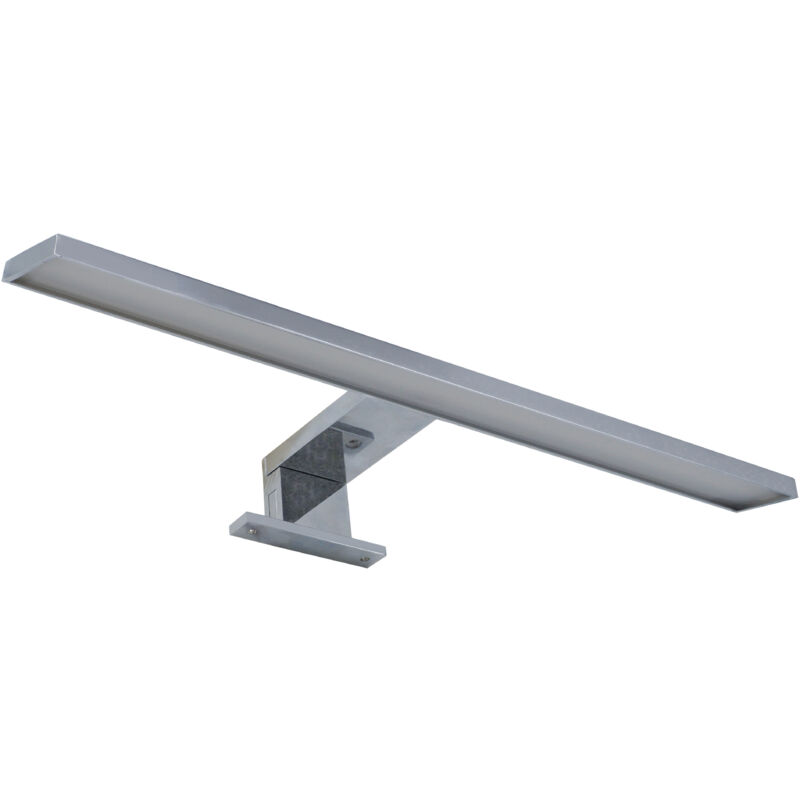 foto del prodotto silamp lampada applique led 12w da bagno specchio argento b112 12wluce neutra naturale 4200k