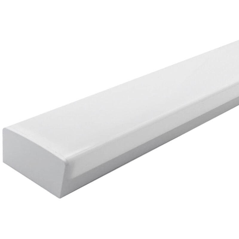 foto del prodotto silamp plafoniera a led 36w 120cm 220v bordo bianco collegabile in serie luce neutra naturale 4200k