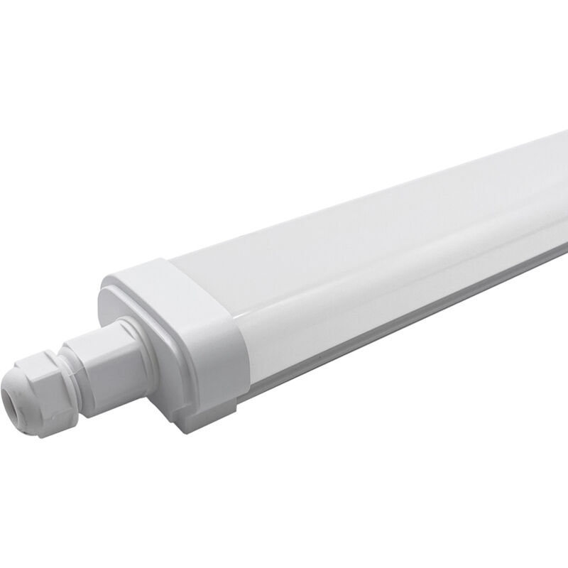 foto del prodotto silamp plafoniera led stagna 45w 220v 120cm ip65 collegabile in serie p57 45w ip65luce calda 3000k