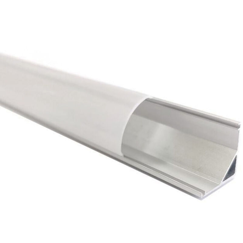 foto del prodotto silamp profilo alluminio angolare 2m per striscia led barra 2 2m minimo ordine 5 pz