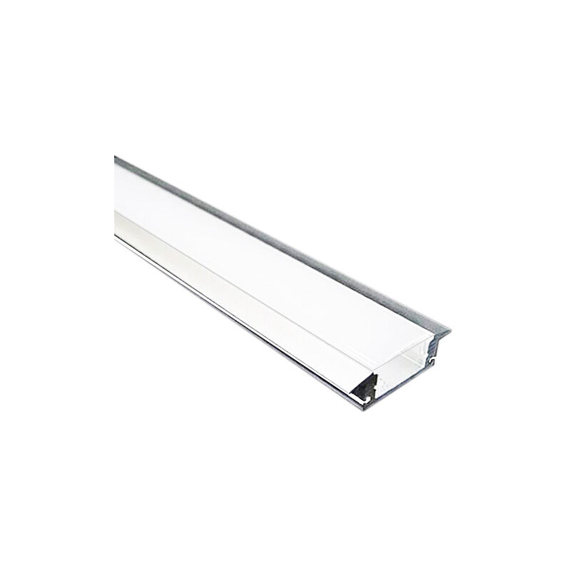 foto del prodotto silamp profilo alluminio incasso 2m per striscia led barra 4 2m minimo ordine 5 pz