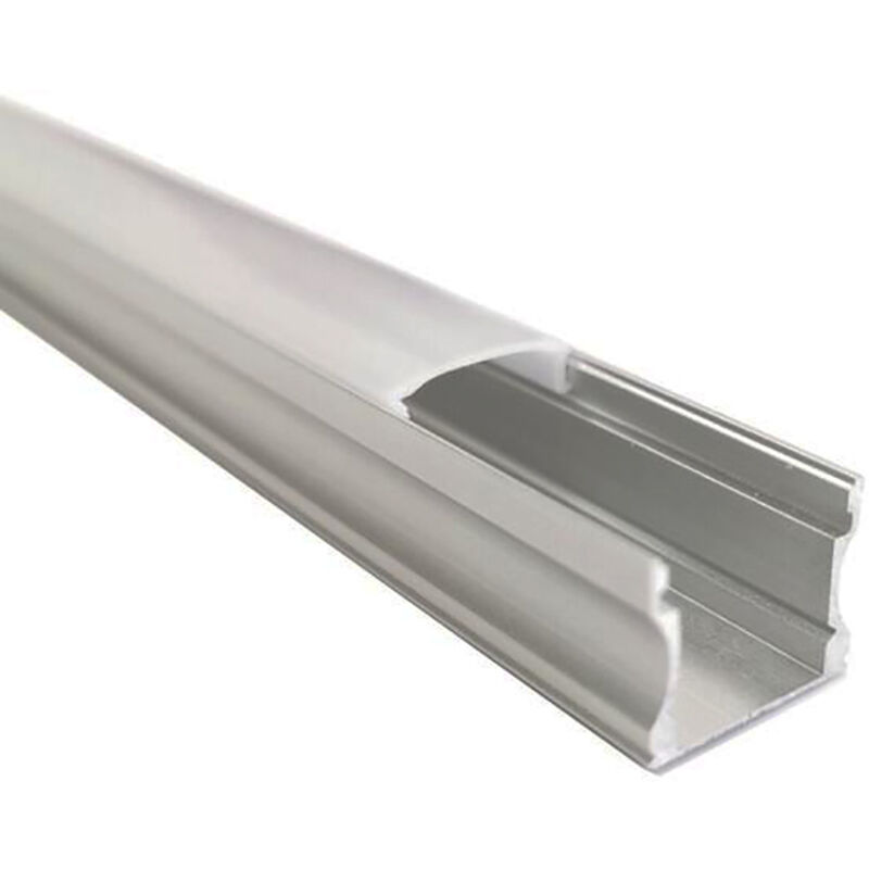 foto del prodotto silamp profilo alluminio quadrato 2m per striscia led barra 5 2m minimo ordine 5 pz