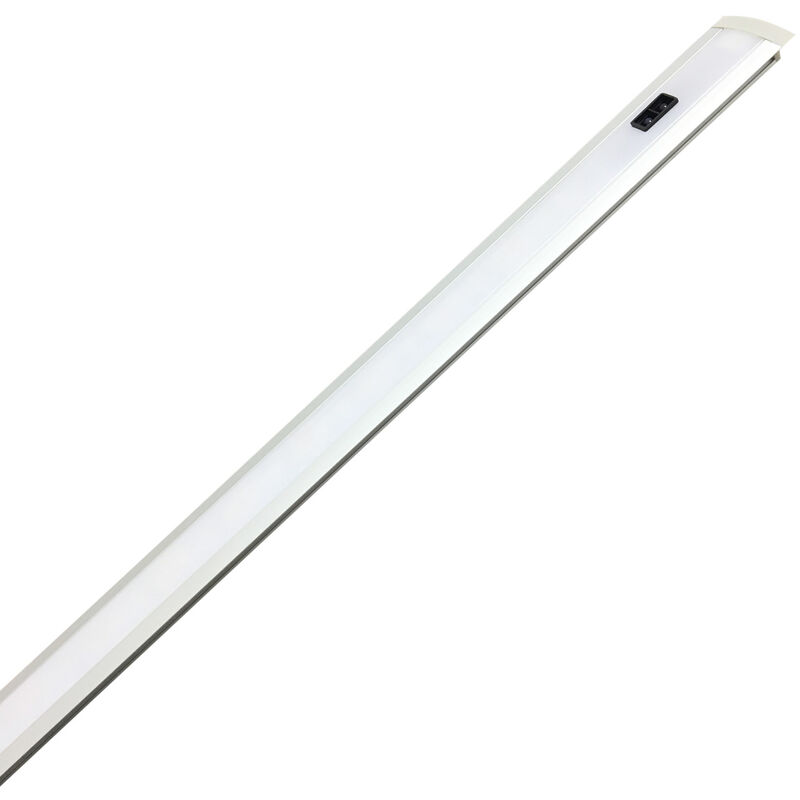 foto del prodotto silamp profilo led con striscia led 12v sensore ir 40cm 60cm 80cm a incassowattaggio 5w 40cm