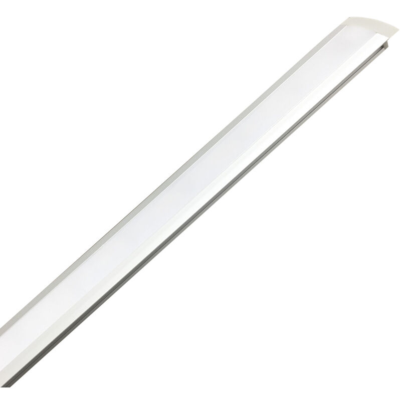 foto del prodotto silamp profilo led con striscia led 12v senza sensore 40cm 60cm 80cm a incassowattaggio 5w 40cm