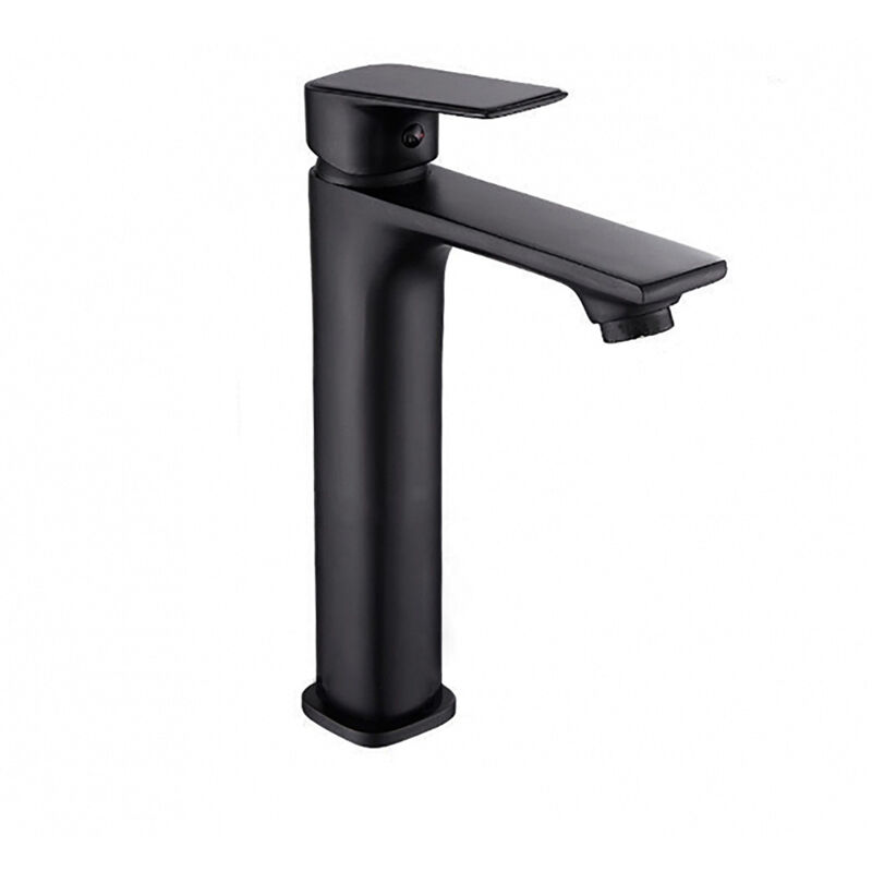 immagine 0 del prodotto silamp rubinetto miscelatore nero opaco per lavabo bagno completo di accessori x001 5 b