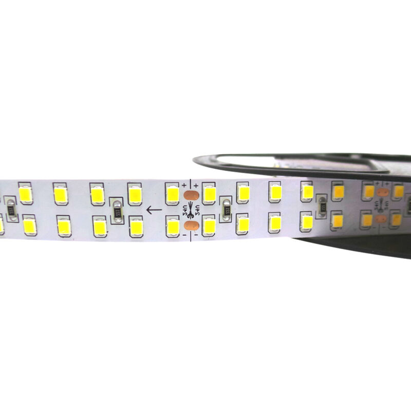 foto del prodotto silamp striscia led 5m smd2835 24v dc 150w 1200led ip20 s12 2835 24vluce calda 3000k