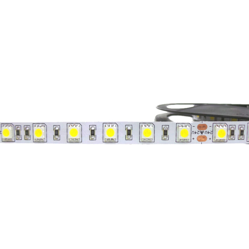 foto del prodotto silamp striscia led 5m smd5050 24v dc 72w 300led ip20 s15 5050 24vluce calda 3000k