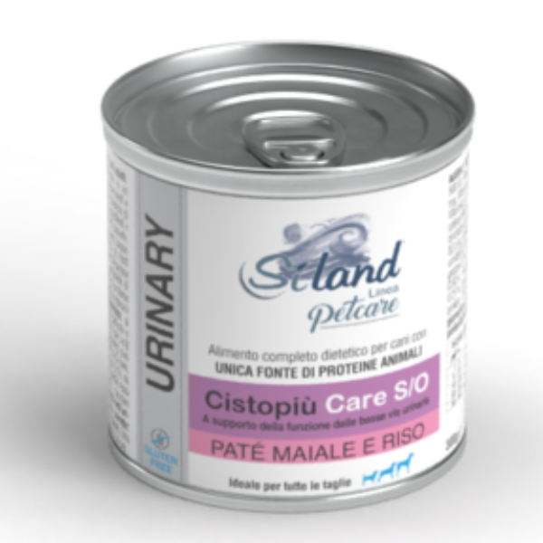 foto del prodotto siland diet cistopi care s o dog adult all breeds da 300 gr maiale e riso confezione da 6 pezzi dieta veterinaria per cani 1 ordine scegli lo sconto bzr5 bzr20 200 punti fedelt 