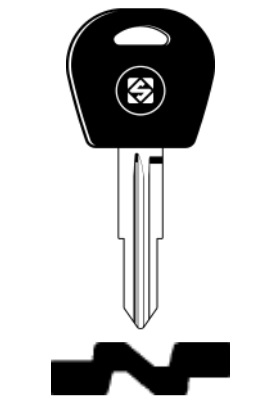 foto del prodotto silca chiave auto transponder s chip dwo5te