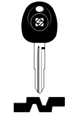 foto del prodotto silca chiave auto transponder s chip hyn6te