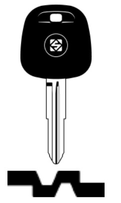 foto del prodotto silca chiave auto transponder s chip toy41rte
