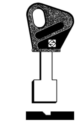 foto del prodotto silca chiave pompa mt4p testa plastica confezione da pezzi 5