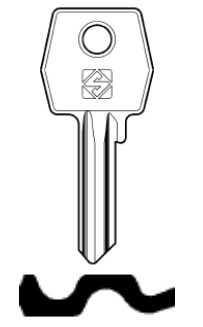 foto del prodotto silca chiave porta agb3r confezione da pezzi 5