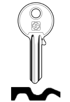 foto del prodotto silca chiave porta ul058 confezione da pezzi 100