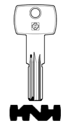 foto del prodotto silca chiave punzonata agb9 confezione da pezzi 5