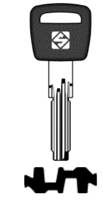 foto del prodotto silca chiave punzonata cs62ap confezione da pezzi 5