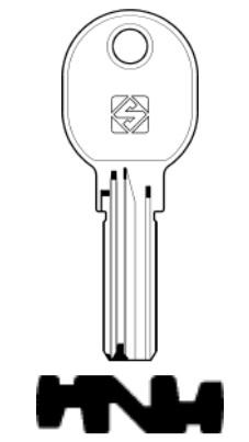 foto del prodotto silca chiave punzonata ie15 confezione da pezzi 5