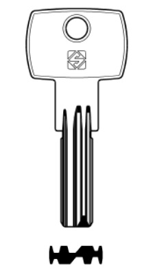 foto del prodotto silca chiave punzonata vi19 confezione da pezzi 5