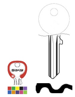 foto del prodotto silca silky chiave cs7 dz 5 col. assortiti confezione da pezzi 25