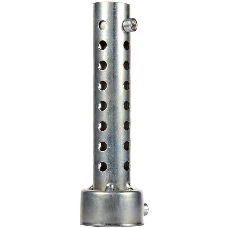 foto del prodotto silenziatore di scarico universale per moto con riduttore di rumore in argento 42 mm 