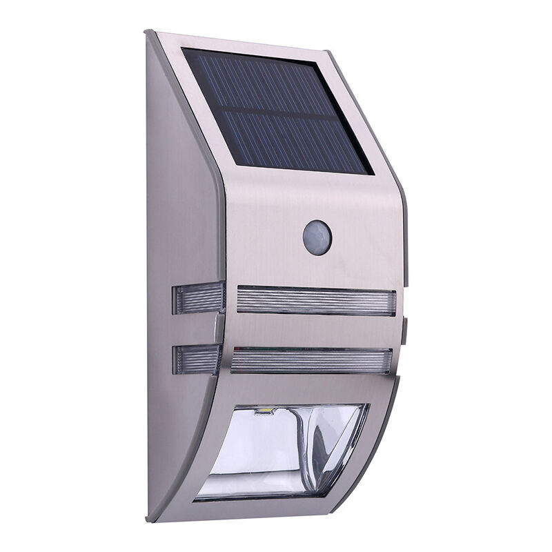 foto del prodotto silhouette light lampada solare da parete senza fili con sensore di movimento lampada a led illuminazione di sicurezza per giardino,