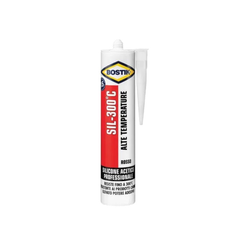 foto del prodotto silicone acetico professionale bostik sil 300aacirc c alte temperature