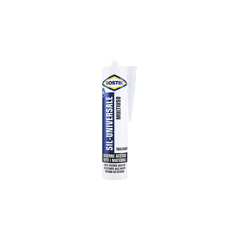 foto del prodotto silicone acetico sil universale bostik trasparente ml 280
