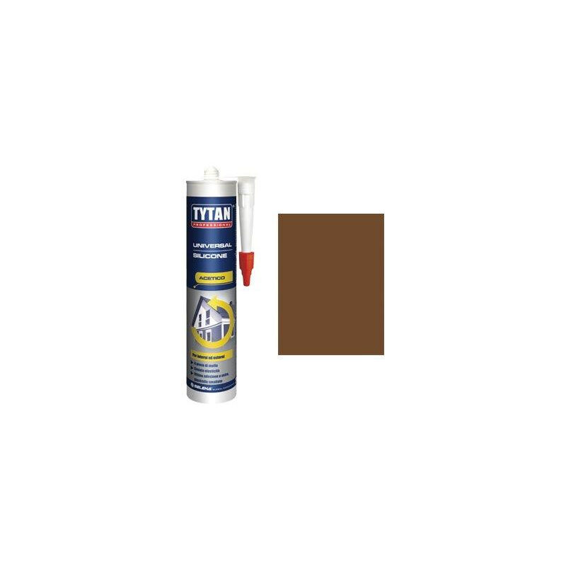 foto del prodotto silicone acetico universale tytan marrone ral 8007 ml 280